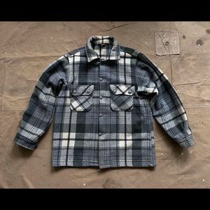 Vintage 50’s Woolrich Shirt Jacket Plaid Style